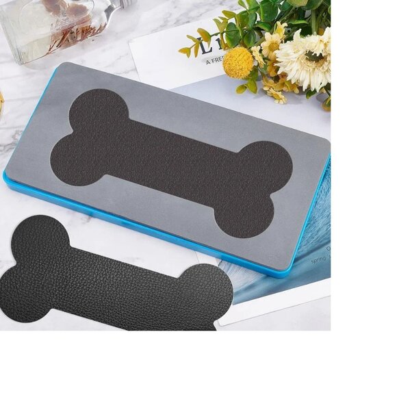 Bone Shape Dog Toy Fused Leather Squeaky Rabbit Durable Toy Ethical Products - Picture 5 of 6